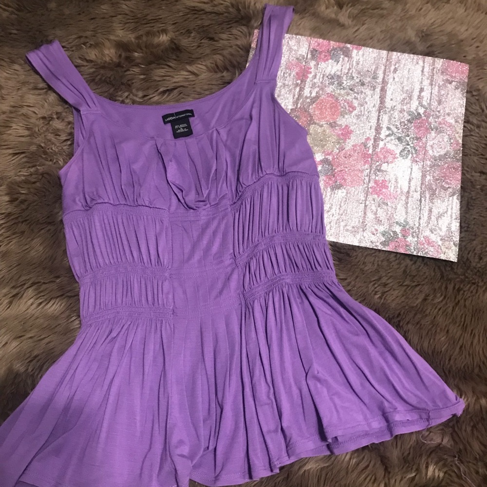 Darling purple tank
